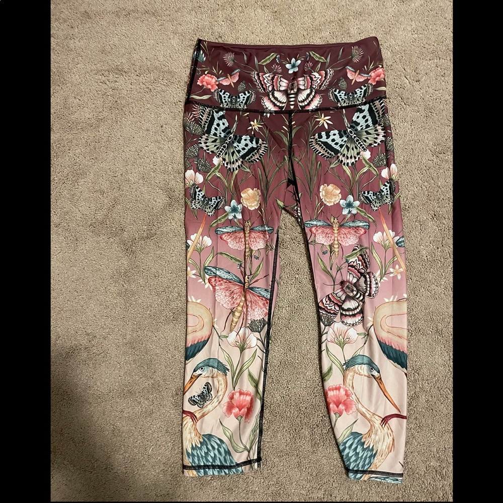 Yoga Democracy Pretty in Pink Full Length Leggings